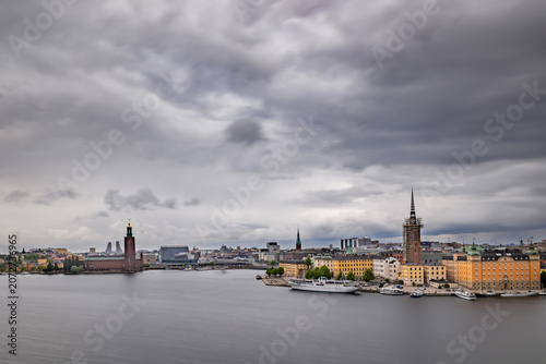 Riddarholmen Island Waterfront and Church Spire, Stockholm