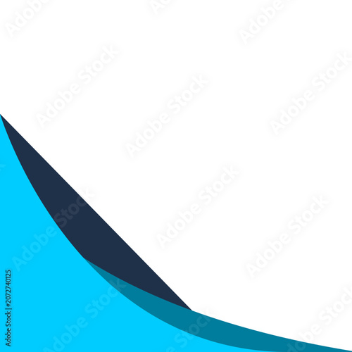 Wave Corner Shape Elegant