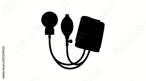 Bild auf Leinwand Blood pressure monitor, sphygmomanometer, medical equipment, healthcare tool, ve