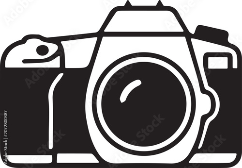 Canvastavla Digital SLR Camera Professional Photographer DSLR Icon