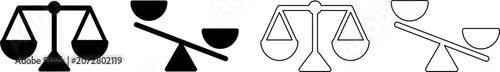 Photos Stylish collection of balance scales in various designs