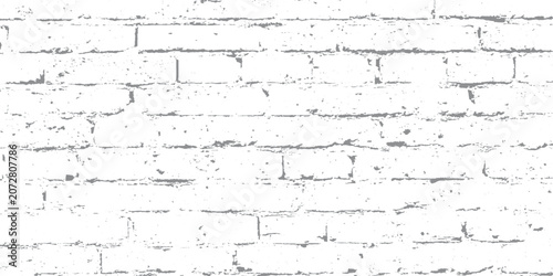 Photos White brick wall with grunge texture and gray mortar lines, Perfect background