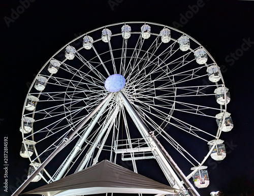 ferris wheel at night