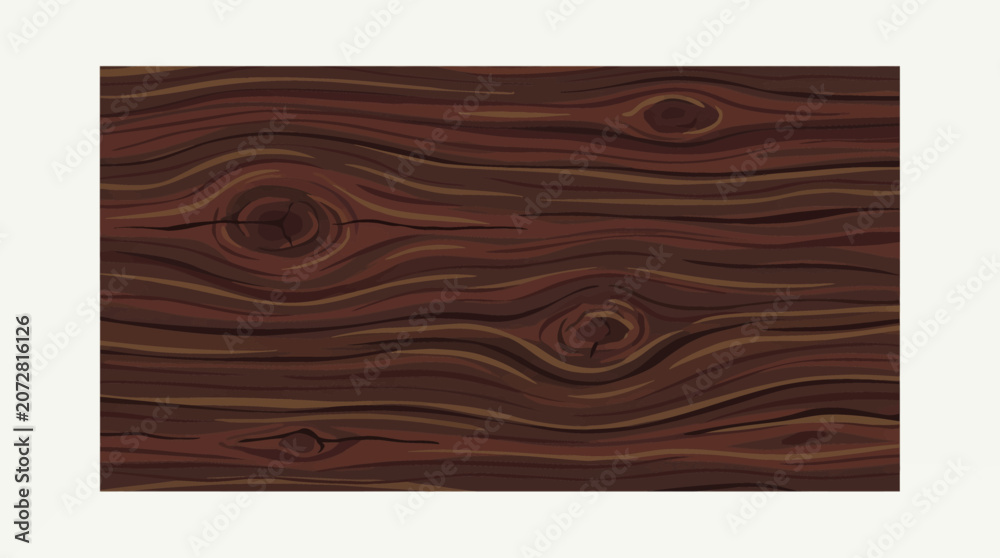 Naklejka premium Dark walnut wood grain texture background