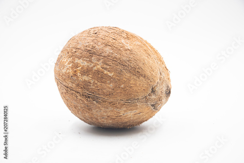 Coconut isolated on white background,