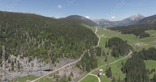 cols, paysage, montagne, route, voyage, route de montagne, col, glière, col des glières, plateau, plateau des glières, cyclisme, vélo