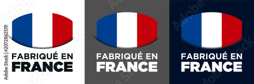 Made in France Fabriqué en France logo vectoriel