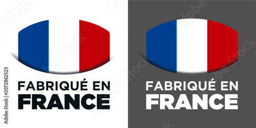 Made in France Fabriqué en France logo vectoriel