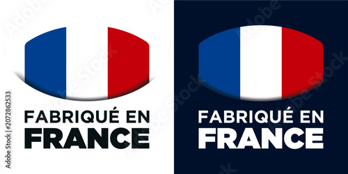 Made in France Fabriqué en France logo vectoriel