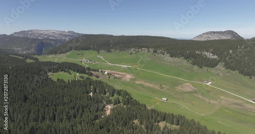 Col des Glières drone