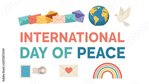 Canvastavla International Day of Peace: Celebrating global harmony with symbols of peace, love, and understanding