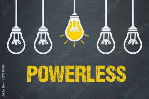 Schilderij op canvas Powerless