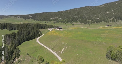 Col des Glières drone
