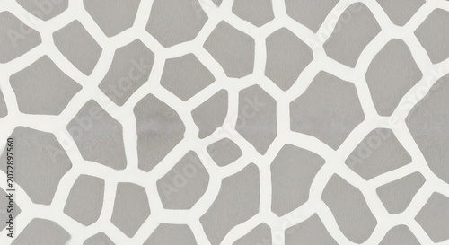 seamless giraffe skin pattern ivory with soft gray color