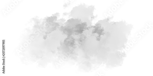 Foto Realistic detailed white cloud with internal shadows for sky composites