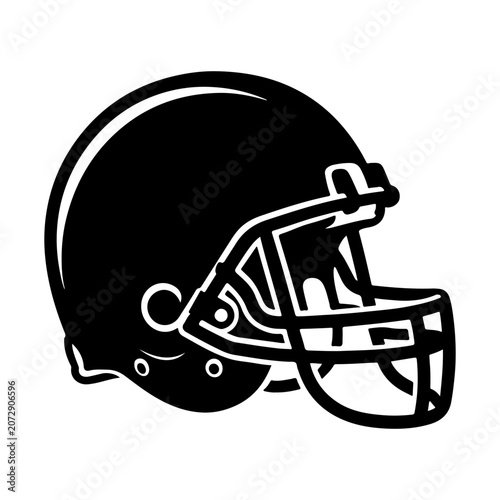 american football helmet vector illustration