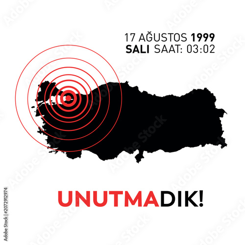 The Great Marmara Earthquake of August 17, 1999. 17 ağustos 1999 büyük marmara depremi. Unutmadık.