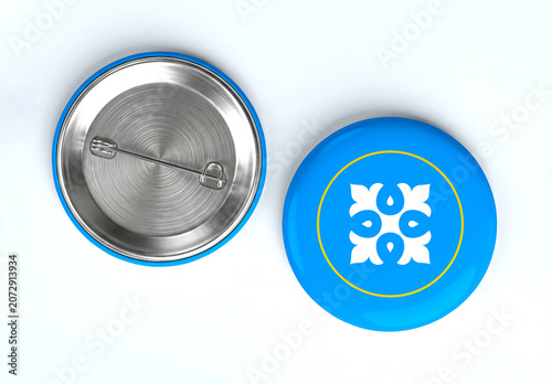 Button Pin Mockup