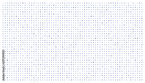Canvastavla Vector Field Grid of Stars - Abstract Sky Blue Star Grid Art