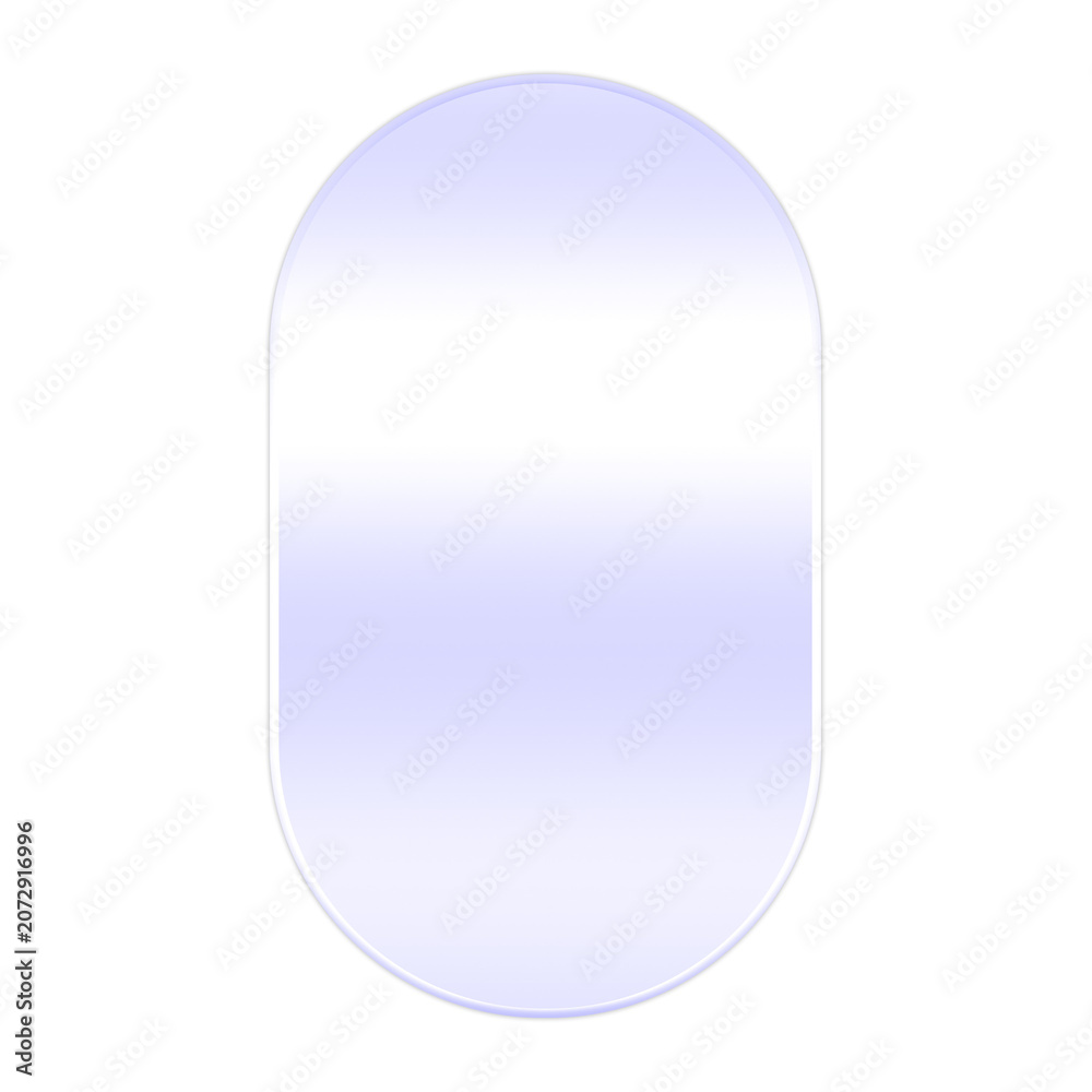 Obraz premium Blue metallic tag label metallic rounded square shape objects isolated on white background
