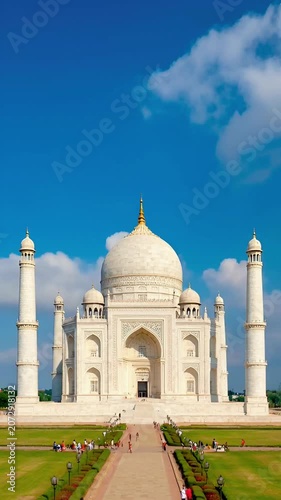 Taj Mahal Monument India Iconic Landmark Global Travel Destination