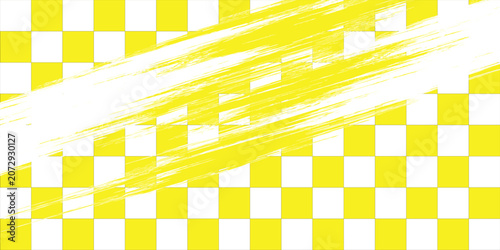 Yellow and white lattice vector illustration. apstract