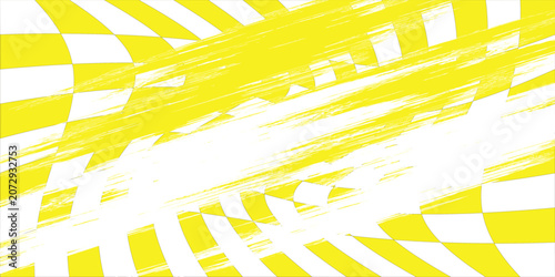 Yellow and white lattice vector illustration. apstract