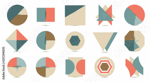 Geometric Shapes Abstract Design - Modern Forms Collection