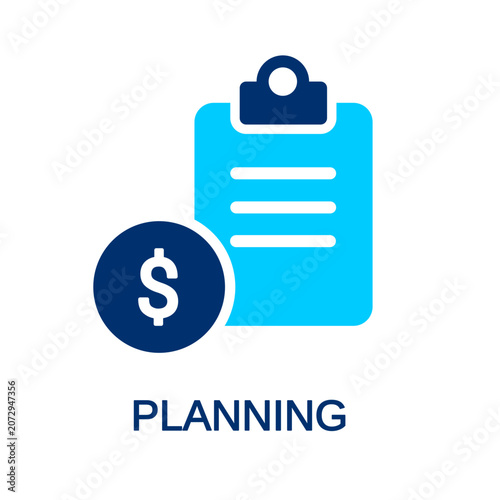 planning clip art illustration for graphic design
