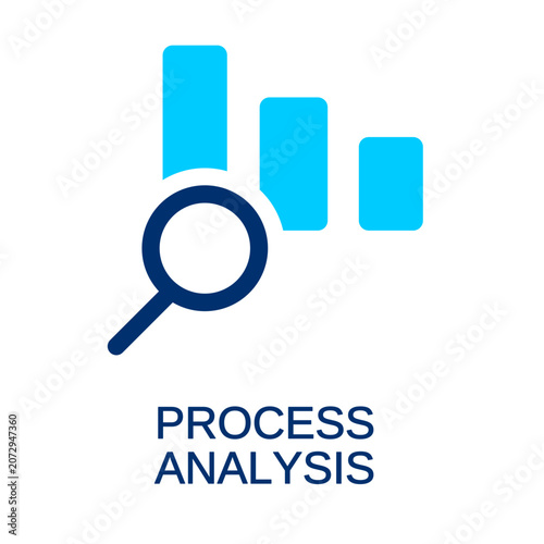 process analysis clip art illustration for graphic design