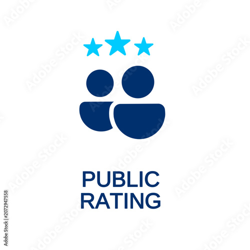 public rating clip art illustration for graphic design