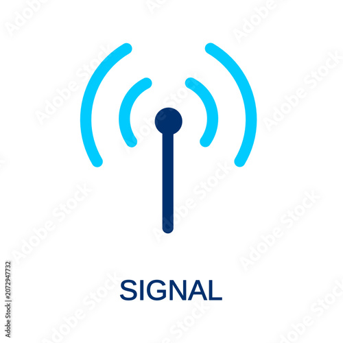 signal clip art illustration for graphic design