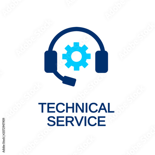 technical service clip art illustration for graphic design