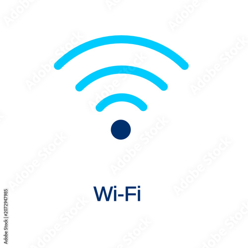 wifi clip art illustration for graphic design