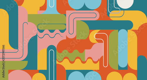 Abstract Geometric Pattern