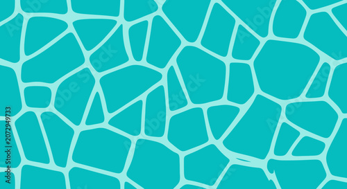 Turquoise Cracked Pattern Background