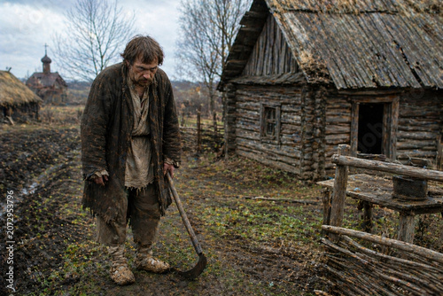 Obraz na płótnie poor peasant