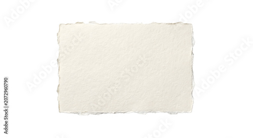 Фотография Handmade deckle edge torn paper template