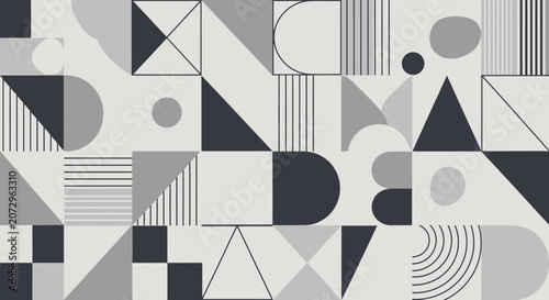 Geometric Pattern - Abstract Shapes, Lines, and Gradients - Minimalist Design