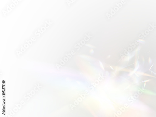 Canvas Print Glass prism catches light