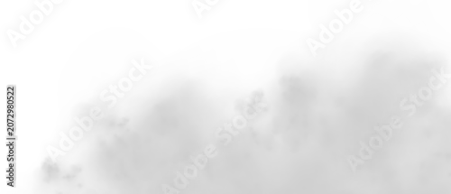 Panel kuchenny z motywem Realistic white smoke drifting slowly in soft layers. Transparent background makes it ideal for overlays and effects. PNG element for design projects.