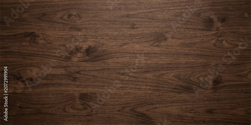 Foto A close-up shot showcases the rich texture of dark wood grain, highlighting the natural patterns and imperfections of the material with a rustic, earthy feel for ui, web, art, design, background, etc