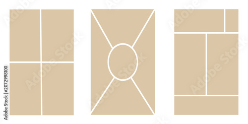 Foto Image collage layout template