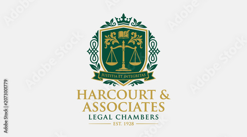 A logo of Aethelred Consulting displays scales with the company name and tagline below on a light gray background