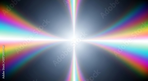 Vibrant Light Spectrum Radiant Beam Effect.