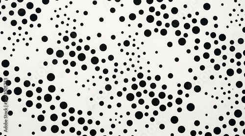Black dots on white background texture.