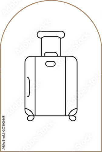 vector illustration of a bag icon