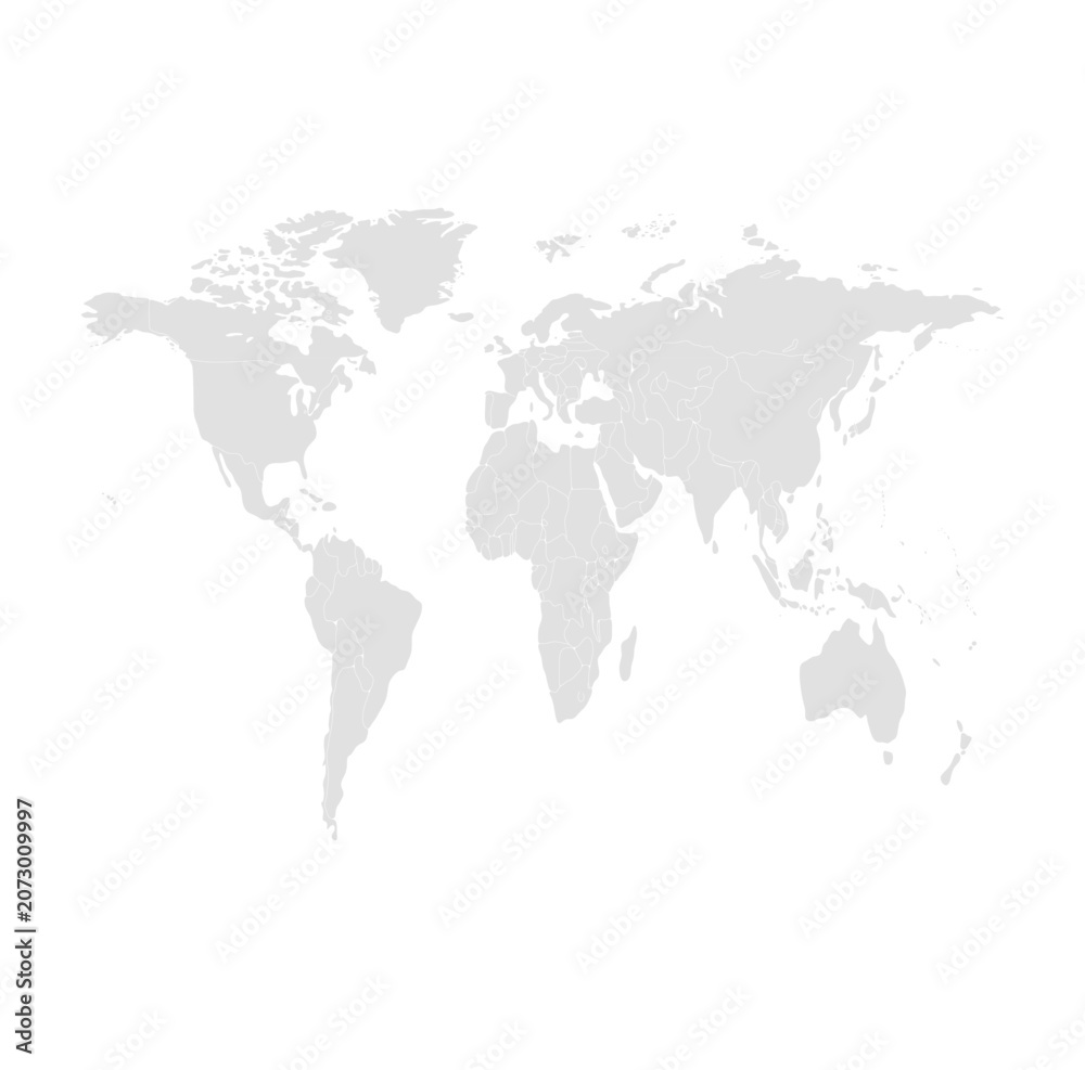 Fototapeta premium world map square grayscale 1eps 08 illustration image graphic for design projects presentations digital media marketing visuals professional commercia