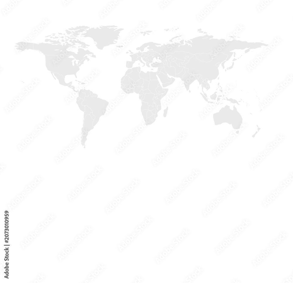 Fototapeta premium world map square grayscale 1eps 06 illustration image graphic for design projects presentations digital media marketing visuals professional commercia