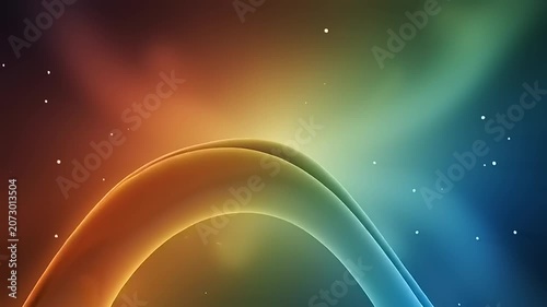 Vibrant Abstract Liquid Shapes with Gradient Colors.